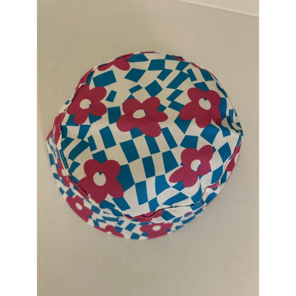 Unisex Unbranded Bucket Hat One Size White Blue *NEW* - Picture 4 of 7